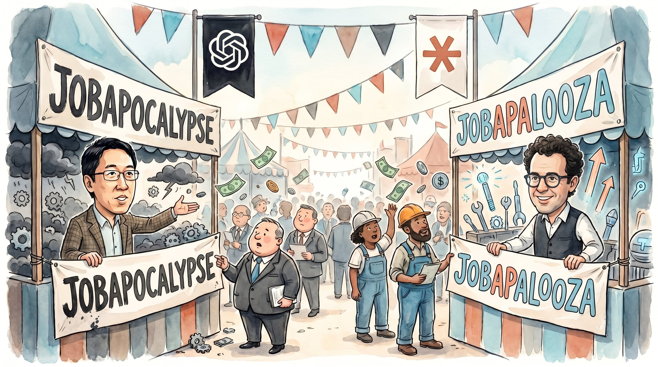 La guerra de narrativas sobre el impacto de la inteligencia artificial divide a líderes de la industria tecnológica. (Imagen ilustrativa Infobae)