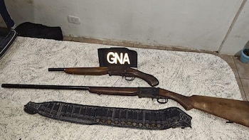 Las armas secuestradas en el