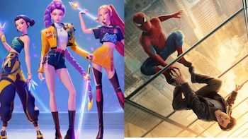 Cómo se verían Las Guerreras K-pop en el universo de Spider-Man, según la IA