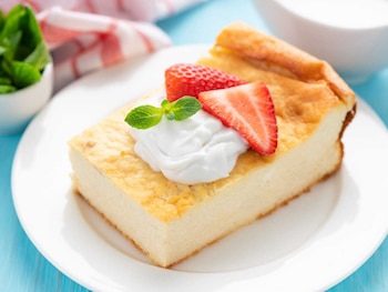 Tarta de queso cottage