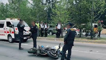 La Policía Nacional Civil de Guatemala frustra asalto y abate a presunto motoladrón en ruta Interamericana