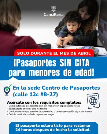 Pasaporte para menores