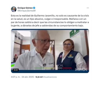 Con este mensaje, el excandidato