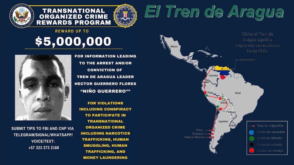 Quién era el “Niño Guerrero”, el líder del Tren de Aragua que fue abatido tras un operativo conjunto entre Venezuela y EEUU 2 HA2JNJGV7RDDVNJJFAQUD6LPXQ