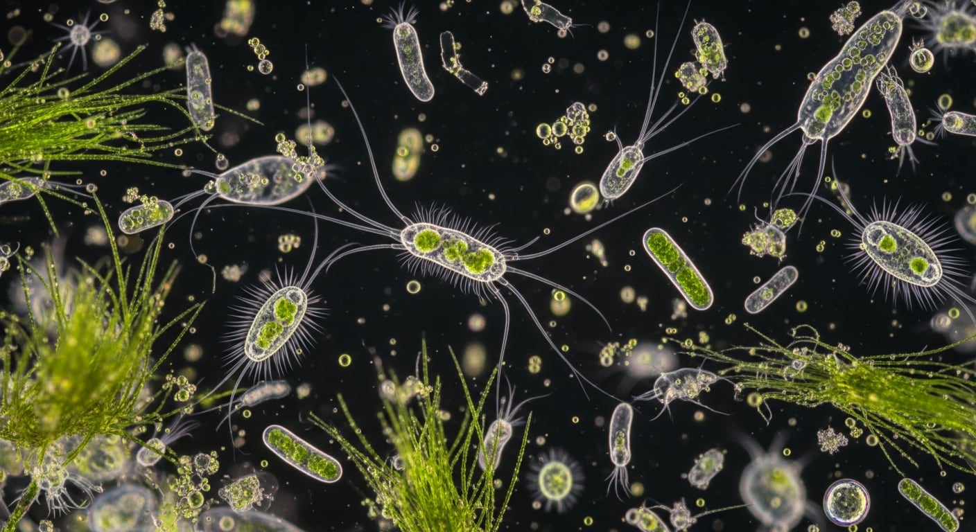 microbios marinos, como las bacterias Prochlorococcus, absorben dióxido de carbono y generan oxígeno - (Imagen Ilustrativa Infobae)