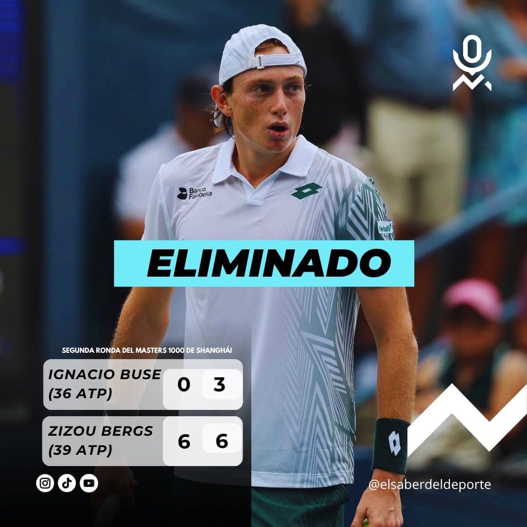 Ignacio Buse cierra su paso por China sin victorias. Crédito: X Jorge Valencia.