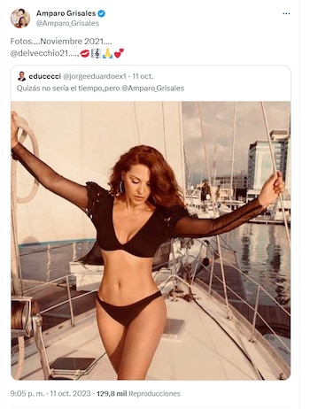 La actriz Amparo Grisales deslumbró