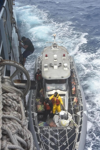 La operación Tucán Royal reforzó la vigilancia sobre rutas marítimas usadas por redes de crimen transnacional con destino a Centroamérica - crédito Armada Nacional