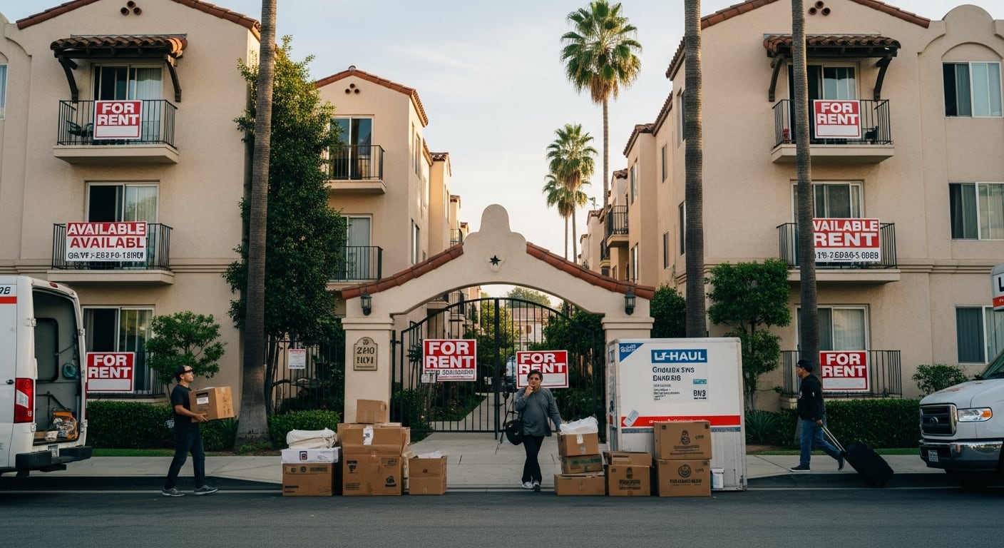 El aumento de la migración de residentes de California refleja la crisis de asequibilidad de la vivienda en el estado (Imagen Ilustrativa Infobae)