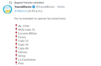 Por motivo de protestas, en