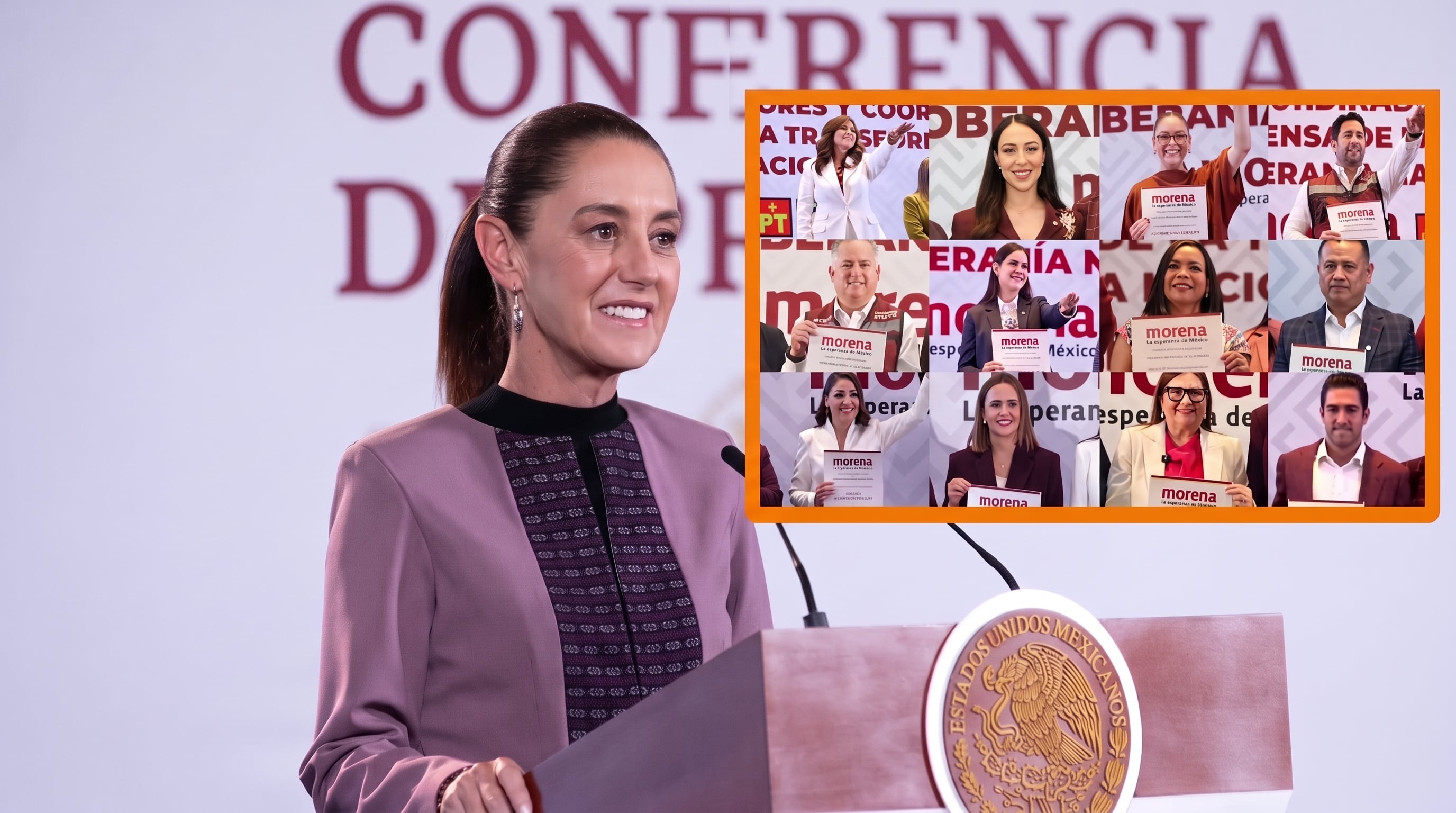 Sheinbaum respalda designación de coordinadores de Morena y llama a no mentir ni robar