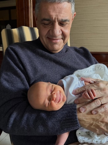 Belen Ludueña y su hijo Vito