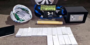 Los sospechosos llevaban una caja