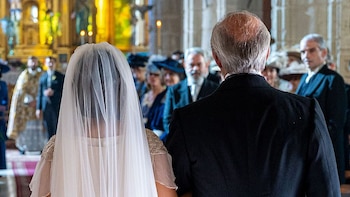 Avance semanal de ‘La Promesa’ del 28 de septiembre al 2 de octubre: de la caótica boda de Curro y Ángela a la pasión entre María y Samuel