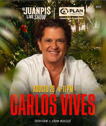 Alejandro Riaño convierte a Juanpis González en una cita solidaria con Feid y Carlos Vives en Bogotá - crédito @juanpisgonzalez/IG