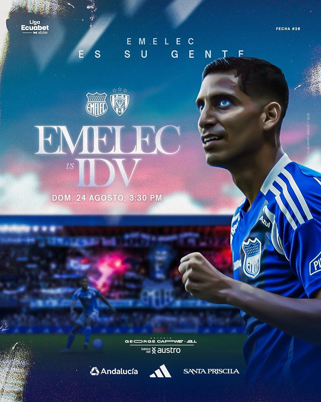 ¿A qué hora juega Emelec vs Independiente del Valle?