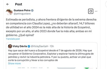 Gustavo Petro le contestó a