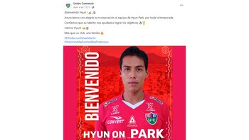 Unión Comercio anunció el fichaje