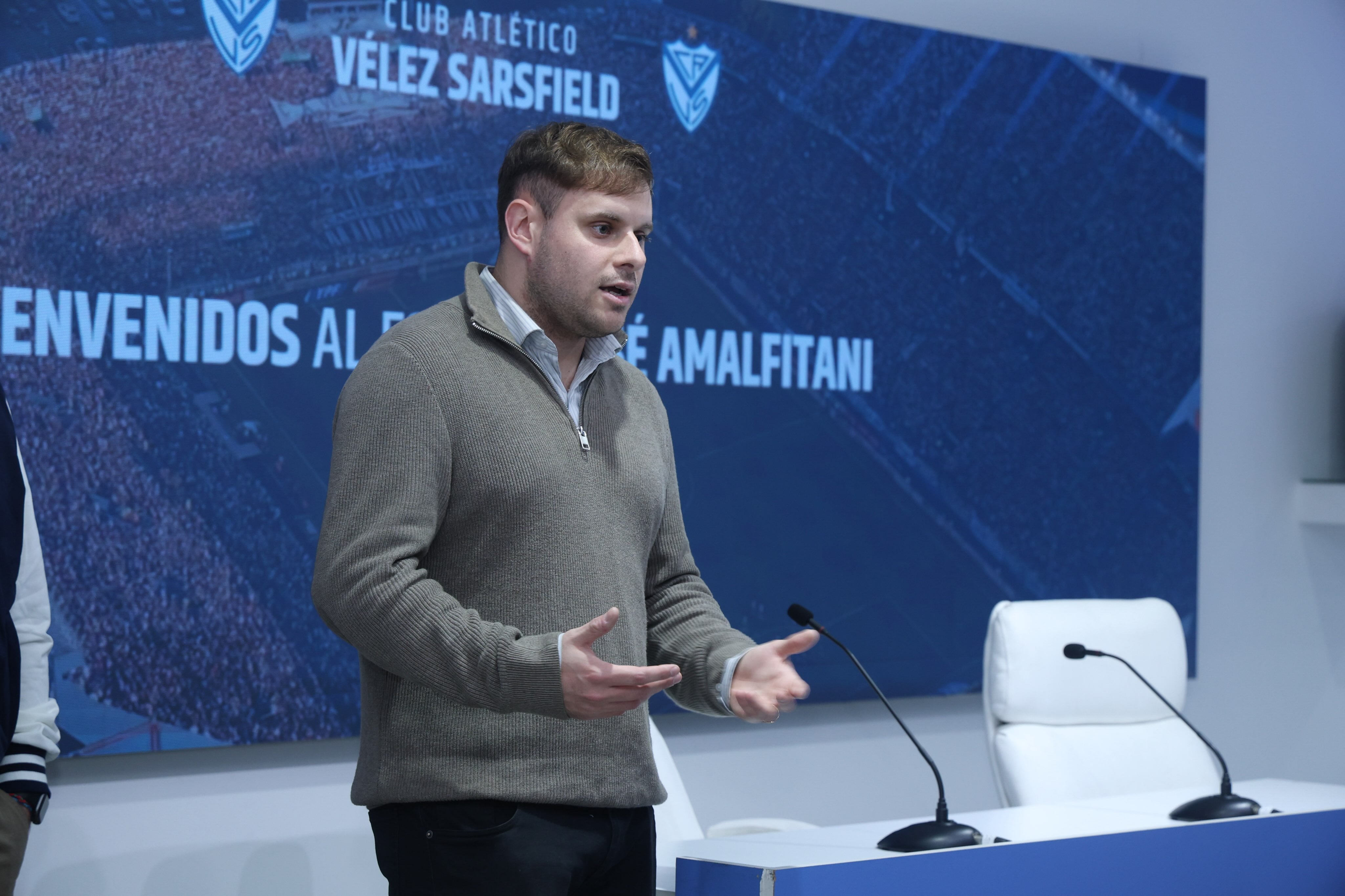 Federico Balestrini es actual secretario general de Vélez y eligió separarse de Fabián Berlanga y Nelson Pugliese para las próximas elecciones en el club