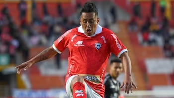 Christian Cueva disputó 8 partidos