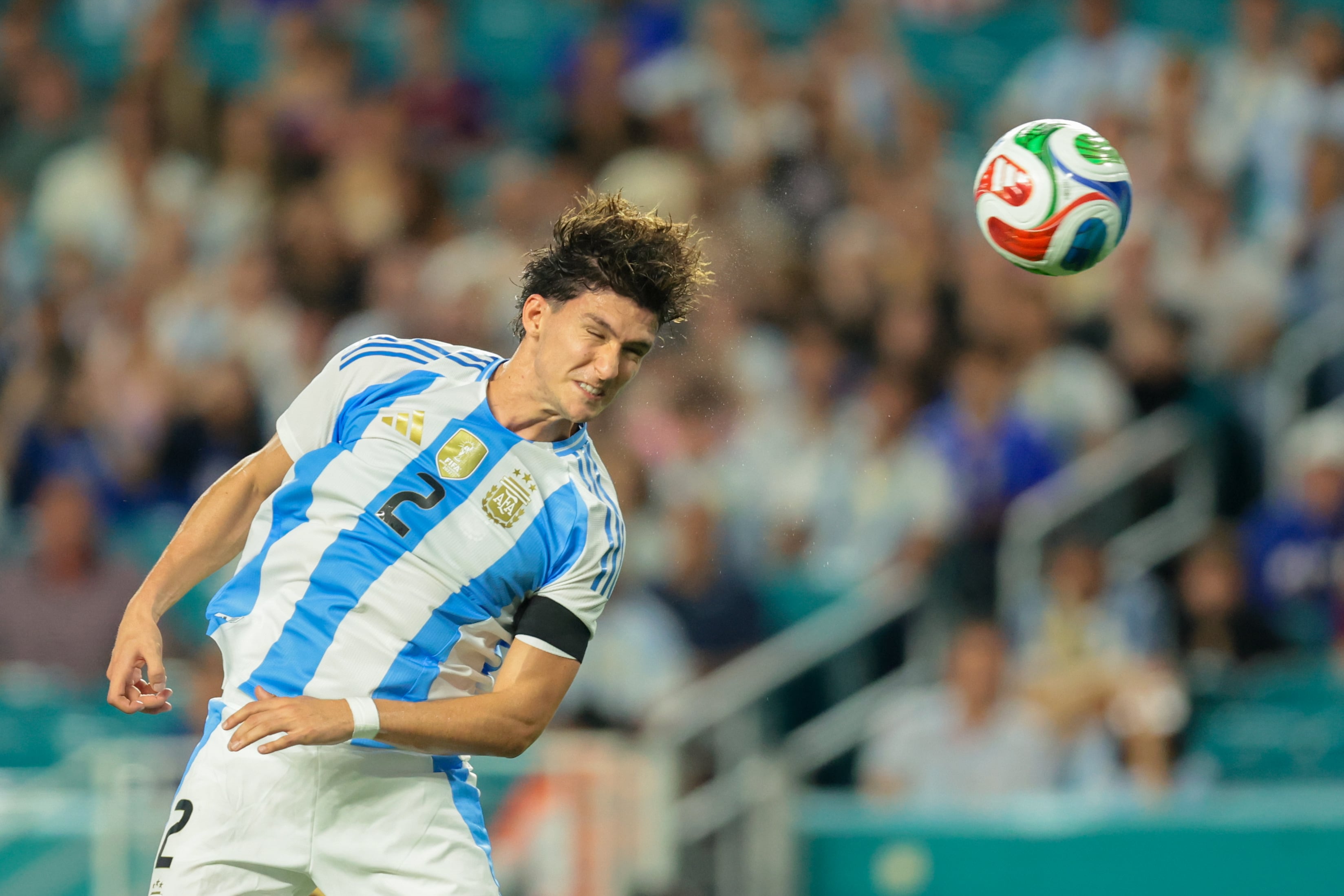Balerdi se perdió el último Mundial 2026 por una lesión a días del debut (Sam Navarro-Imagn Images)