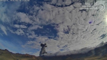 El volcán Puracé sigue con predominio de señales sísmicas asociadas al movimiento de fluidos en sus conductos, según el Servicio Geológico Colombiano - crédito SGC