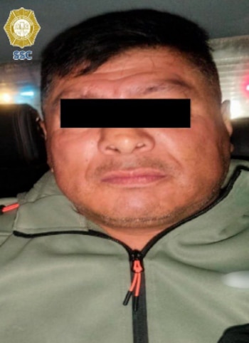 El detenido, José Israel Martínez, fue identificado como líder de la célula delictiva "Olmos Fragoso" dedicada a robar casas desde 2023