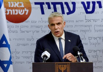 Por el acuerdo, Yair Lapid