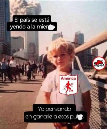 Los mejores memes que dejó el América vs. Millonarios de la fecha 16 de la Liga BetPlay II-2023 - crédito redes sociales.