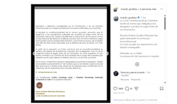 El jurista resaltó que el