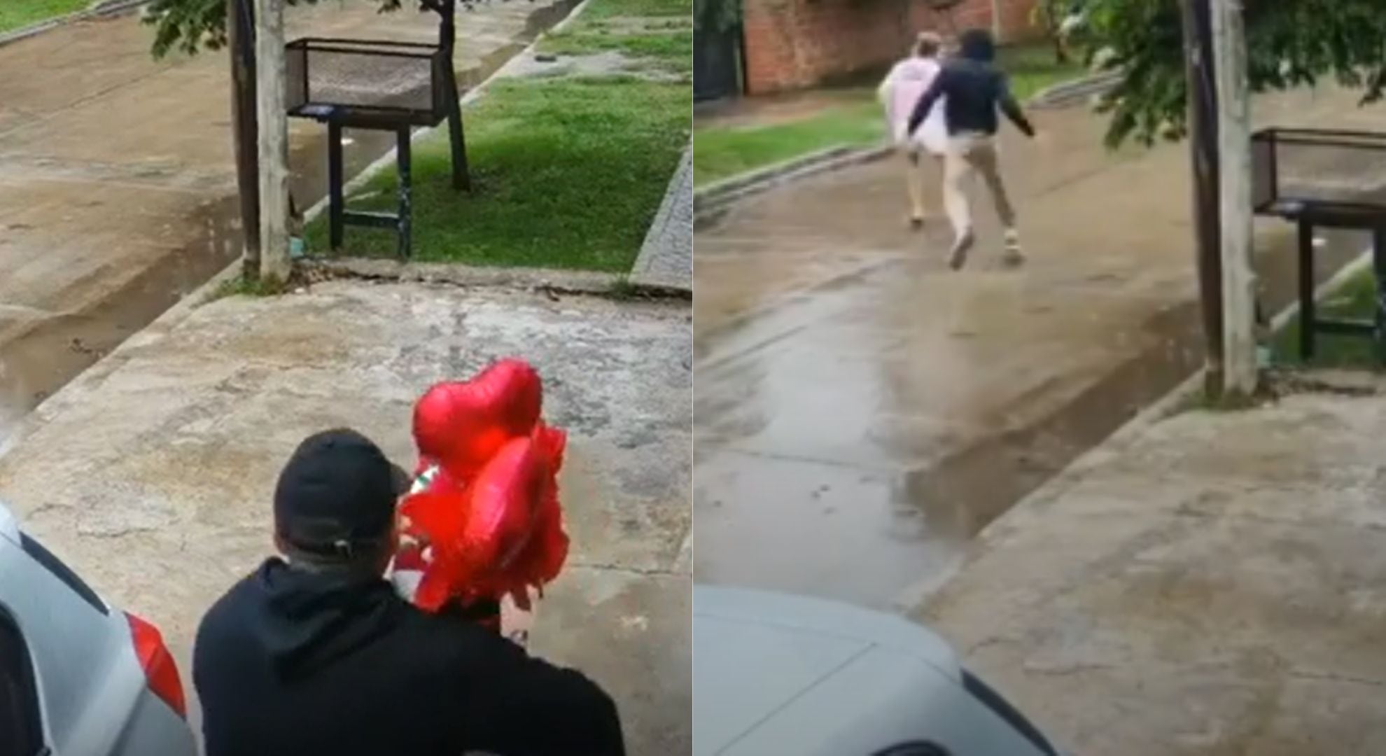 Los ladrones solo lograron robar un aro de oro antes de que huyeran por la presencia de los vecinos