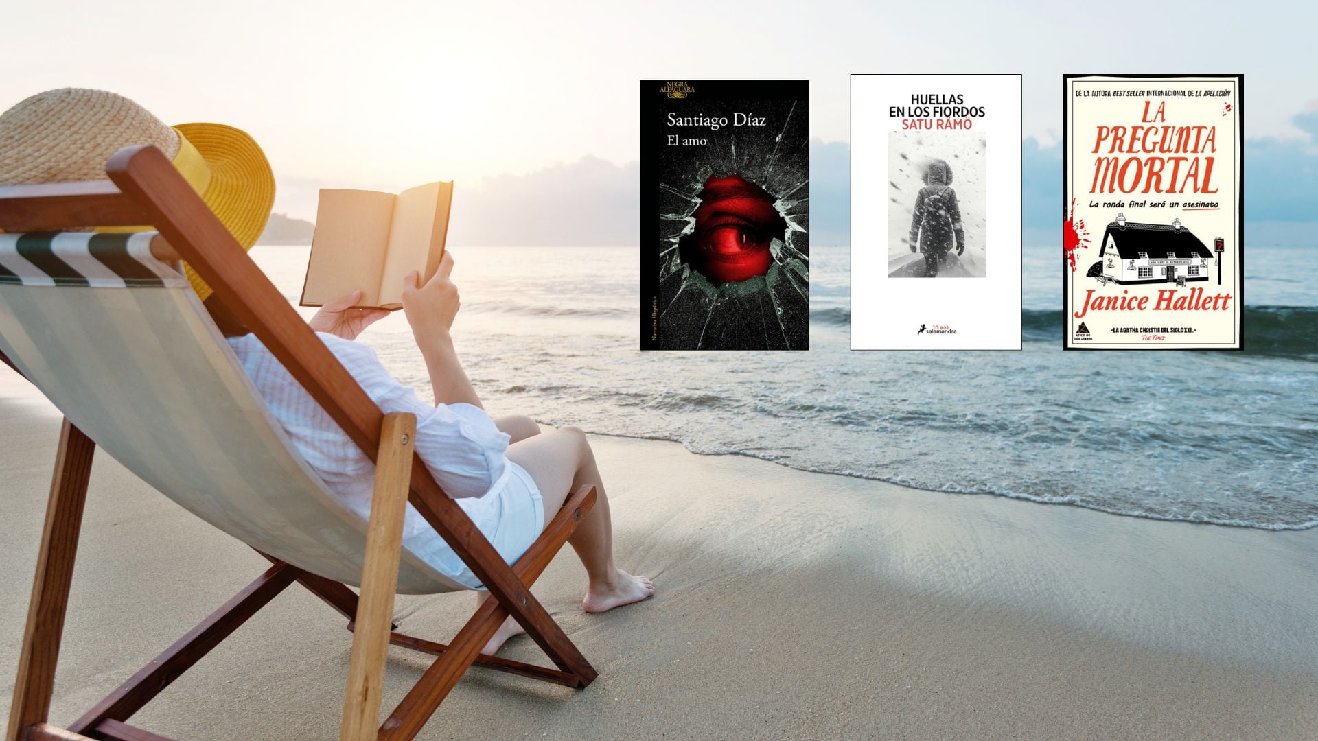 Tres novelas perfectas para el verano. (Montaje realizado por Infobae)