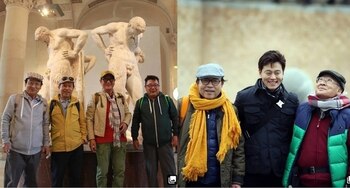 El actor durante su paso