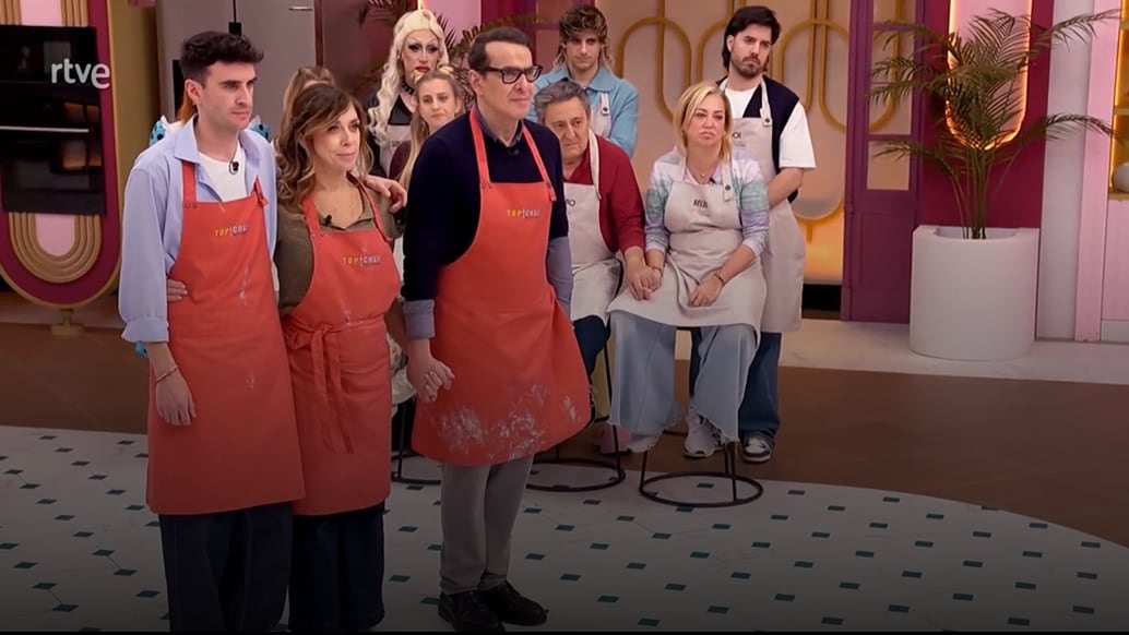 Eva Isanta, Alejandro Vergara y Luis Merlo en la cuerda floja de