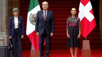 Sheinbaum se reúne con Guy Parmelin, presidente de Suiza, en Palacio Nacional: ¿De qué temas dialogarán?