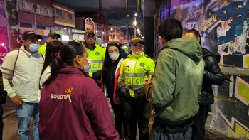Durante un operativo en una de las zonas más afectadas por delito en Bogotá, las autoridades lograron rescatar a varios niños de condiciones deplorables - crédito Policía Nacional