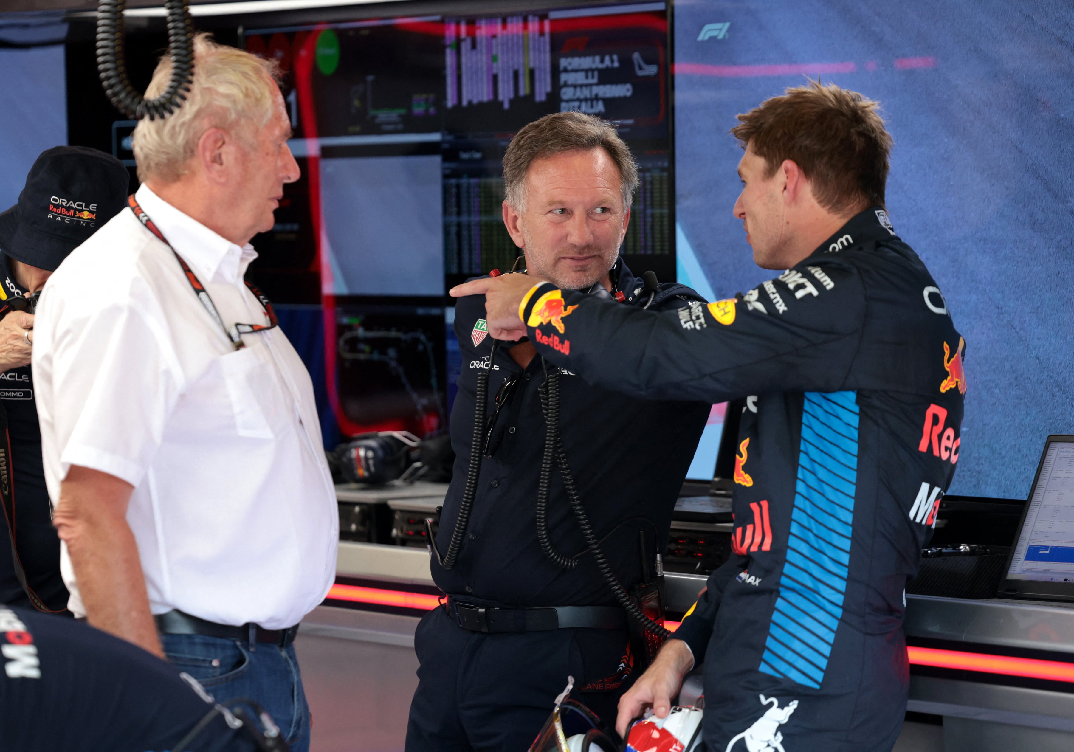 Verstappen habló de Christian Horner (Reuters)