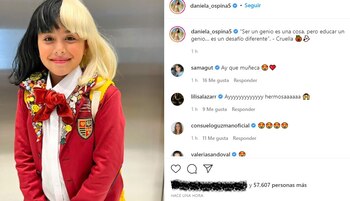 Post en Instagram de Daniela