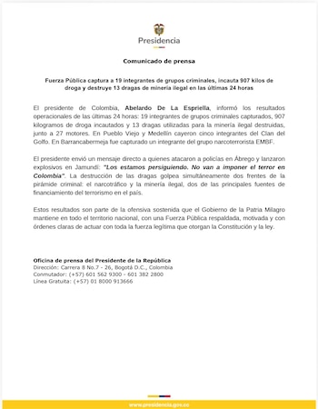 Abelardo de la Espriella - crédito @infopresidencia/X