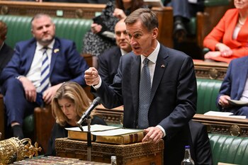 Jeremy Hunt, ministro de Economía (via Reuters)