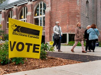 Vista de unas elecciones canadienses
