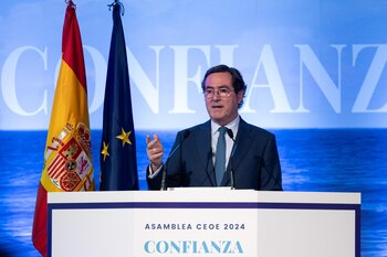 El presidente de CEOE, Antonio