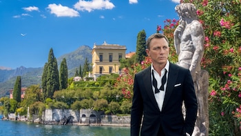 La villa del lago di Como que aparece en James Bond sale al mercado con una unidad de lujo