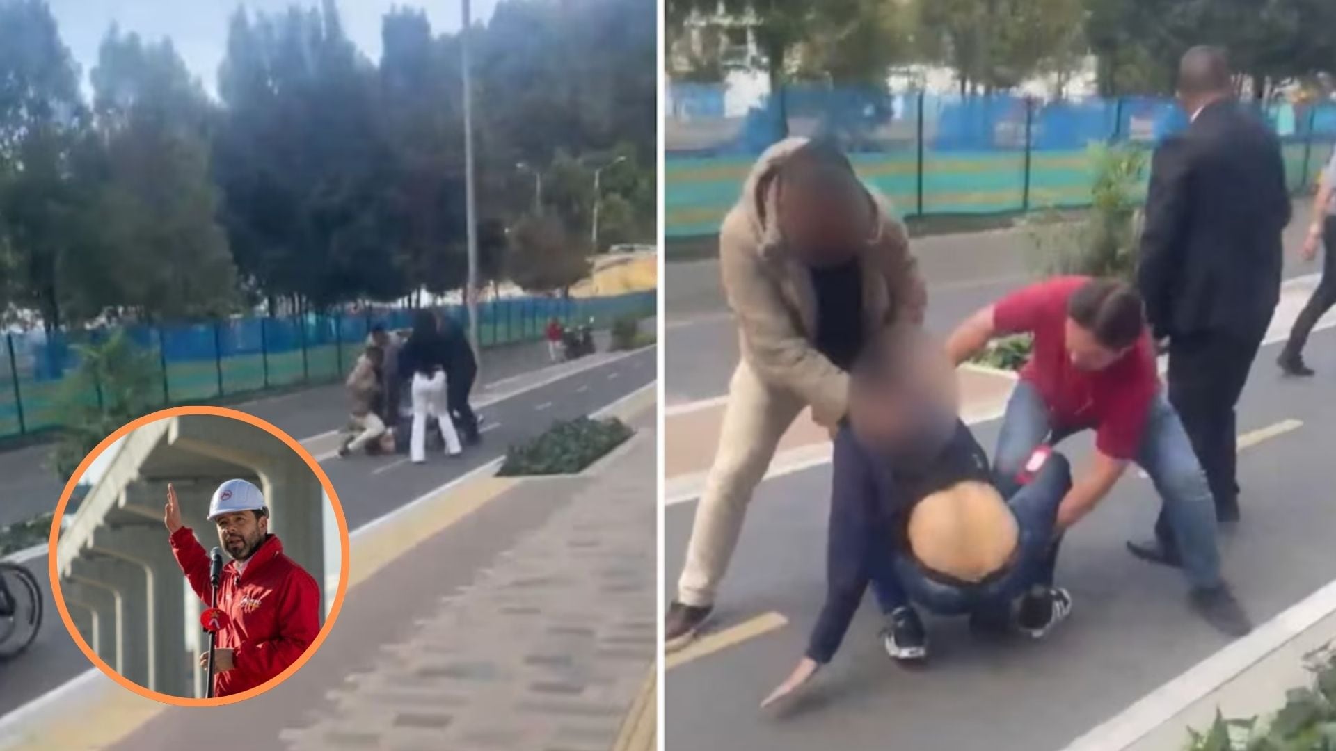 Carlos Fernando Galán confirmó la cárcel para dos detenidos por el ataque contra un extranjero - crédito Captura de video - @CarlosFGalan/X