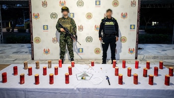 Ejército Nacional incautó un depósito ilegal de explosivos en La Plata, Huila