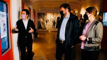 Gisela Marziotta y Leandro Santoro