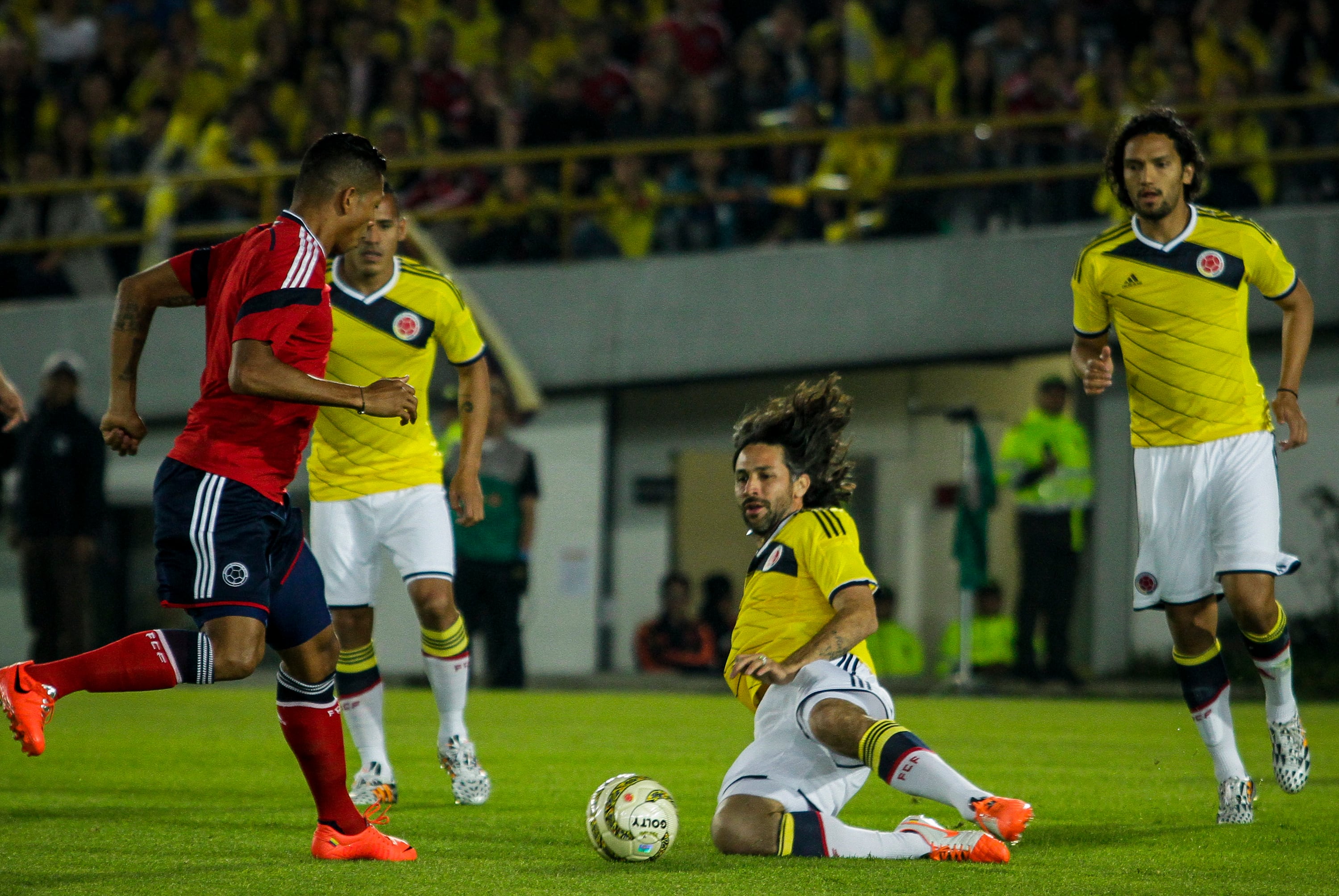 La histórica nómina de la selección Colombia que disputó el Mundial de 2014 se despidió de la hinchada en el estadio Nemesio Camacho El Campín - crédito Colprensa /Mauricio Alvarado