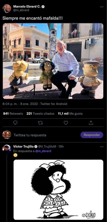 El también periodista colocó un