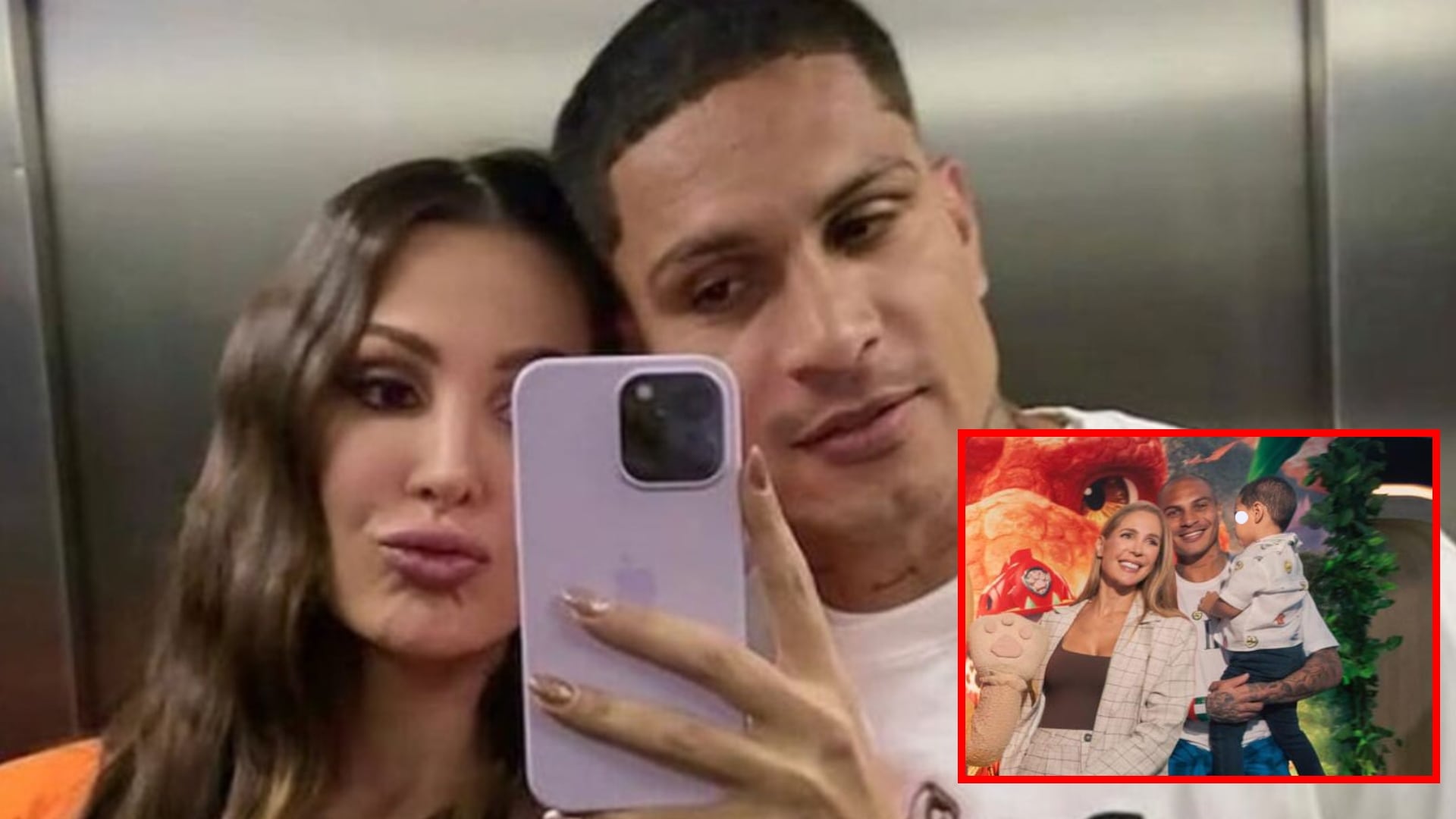 Paolo Guerrero y Ana Paula Consorte aparecen juntos en avant premiere y comparten día familiar con sus hijos