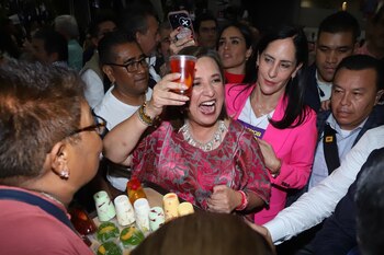 La candidata del Frente Amplio